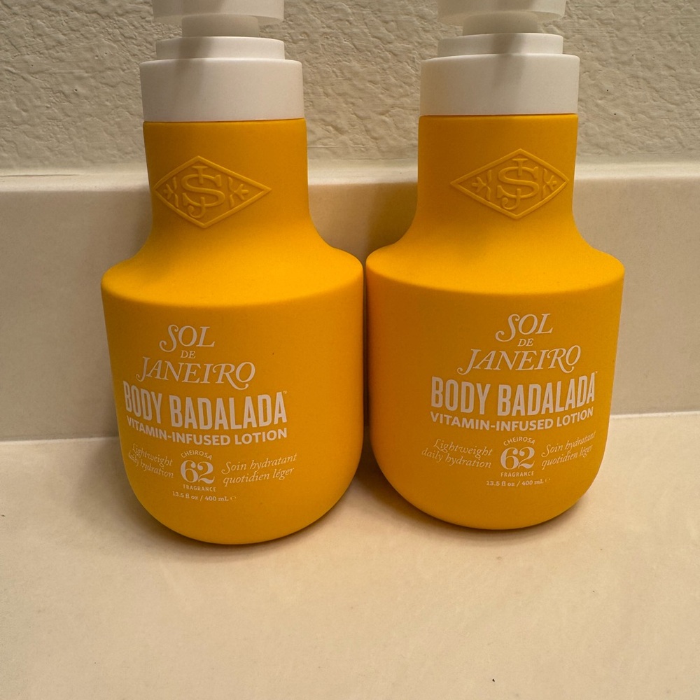 2 x Sol de Janeiro Body Badalada Vitamin-infused Lotion 13.5 oz Cheirosa 62